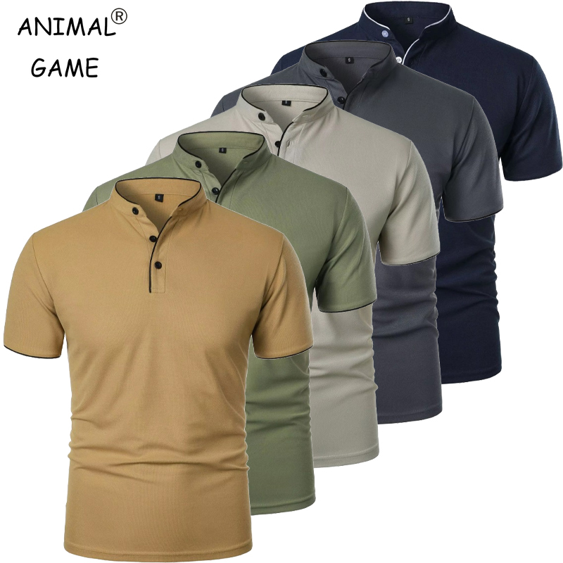 Polo Shirt Pique - جديد الرجال قصيرة الأكمام طوق قمصان