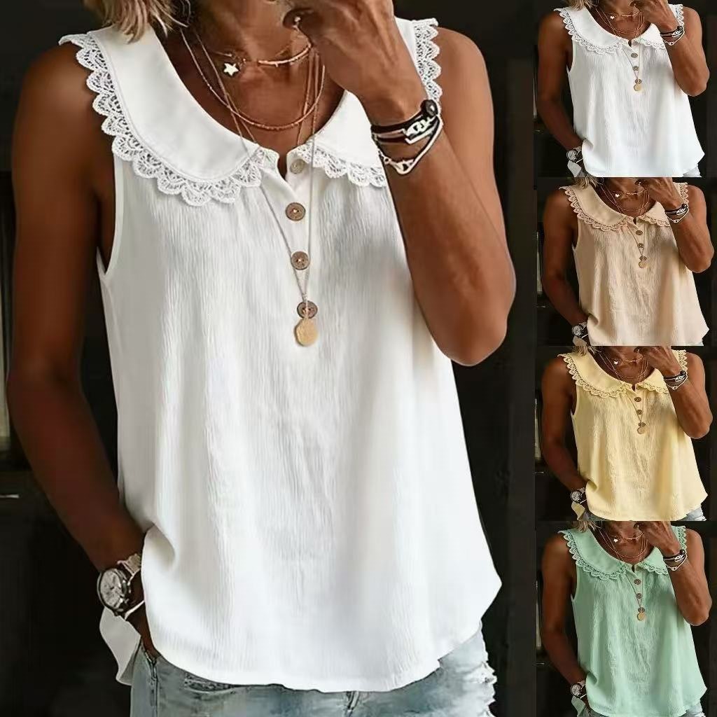 بلوزة نسائية صيفية جديدة 2026  - مراجعة Shirt Camp Collar وسعره