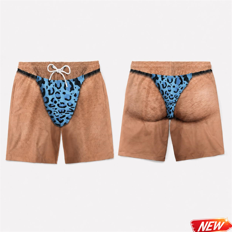 شورتات سباحة مضحكة للرجال بطبع - مراجعة Trunks Board Surf وسعره