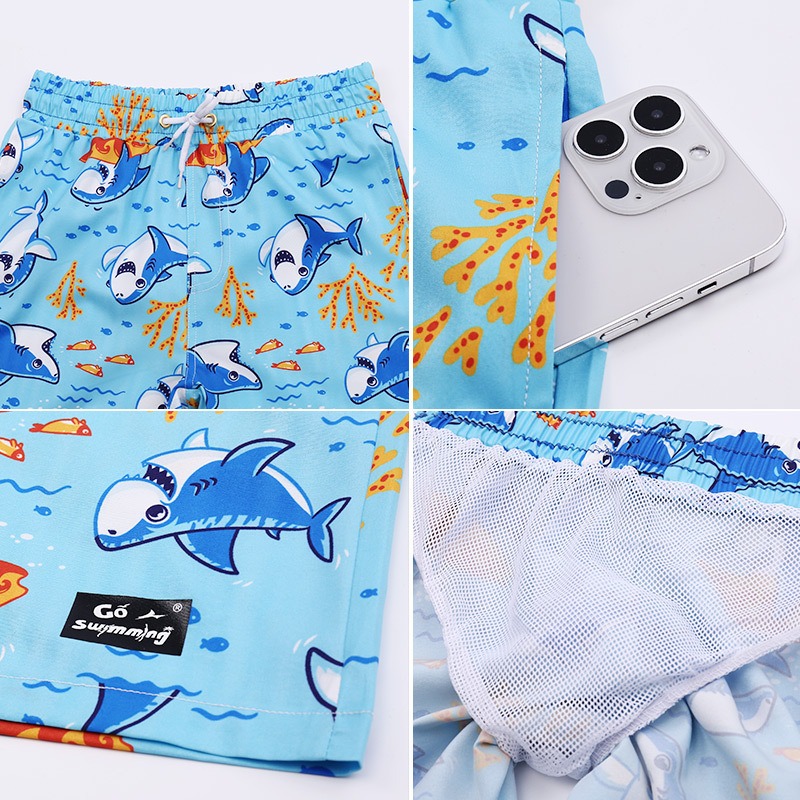 سراويل سباحة صيفية للأولاد، شو - مراجعة Swim Trunk Quick Dry وسعره